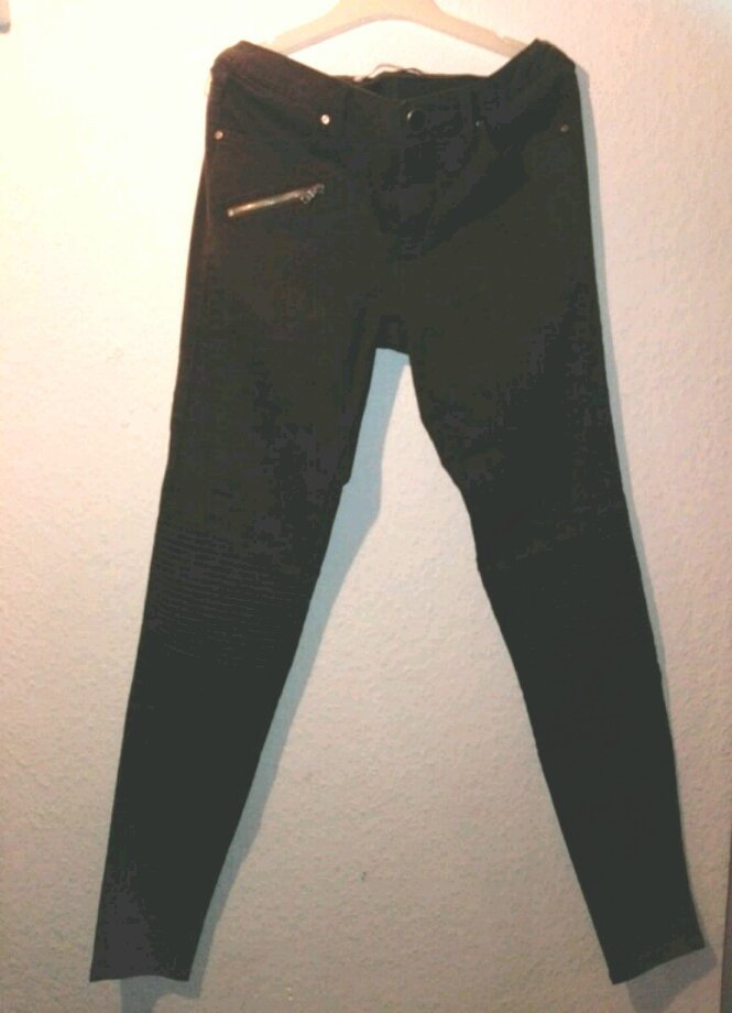 Damen Zara Jeans Hose Größe 34 Khaki