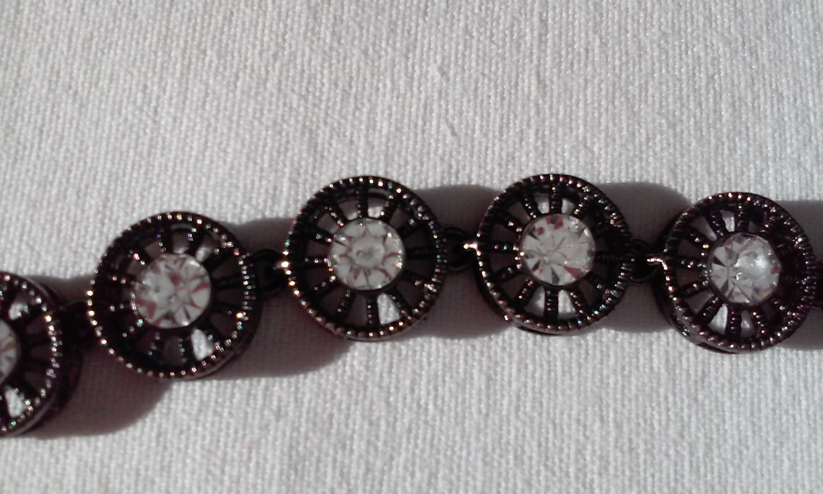 Armband funkelnd glitzernd Strassteine Gliederarmband