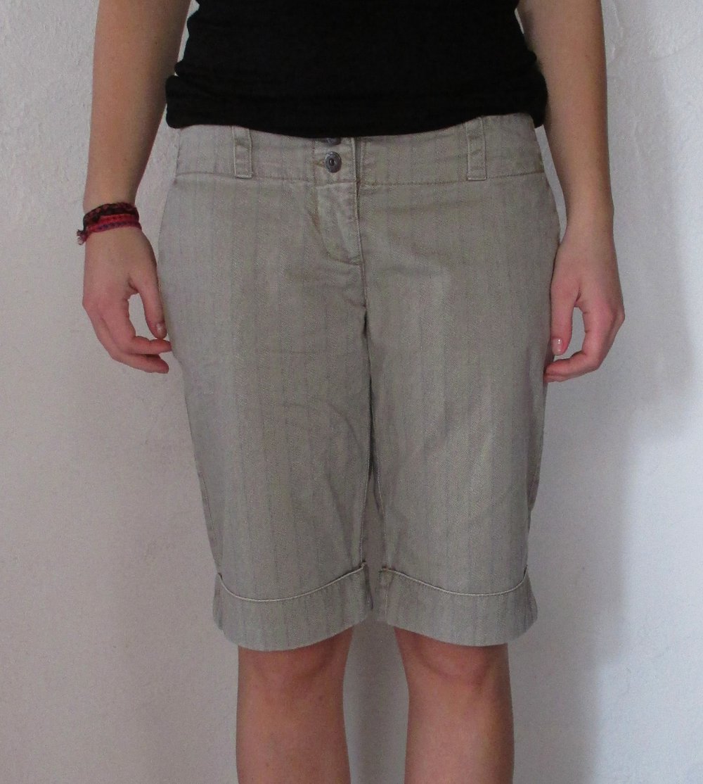 Beige Bermuda/ 3/4-Hose von Sublevel, Gr. S