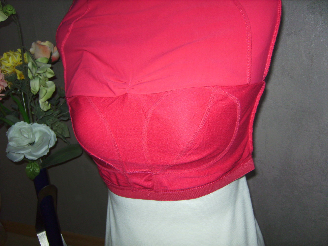 Bustier Sport BH pink Gr. S Oberteil Sportiv Trägershirt , Top, Sportswear
