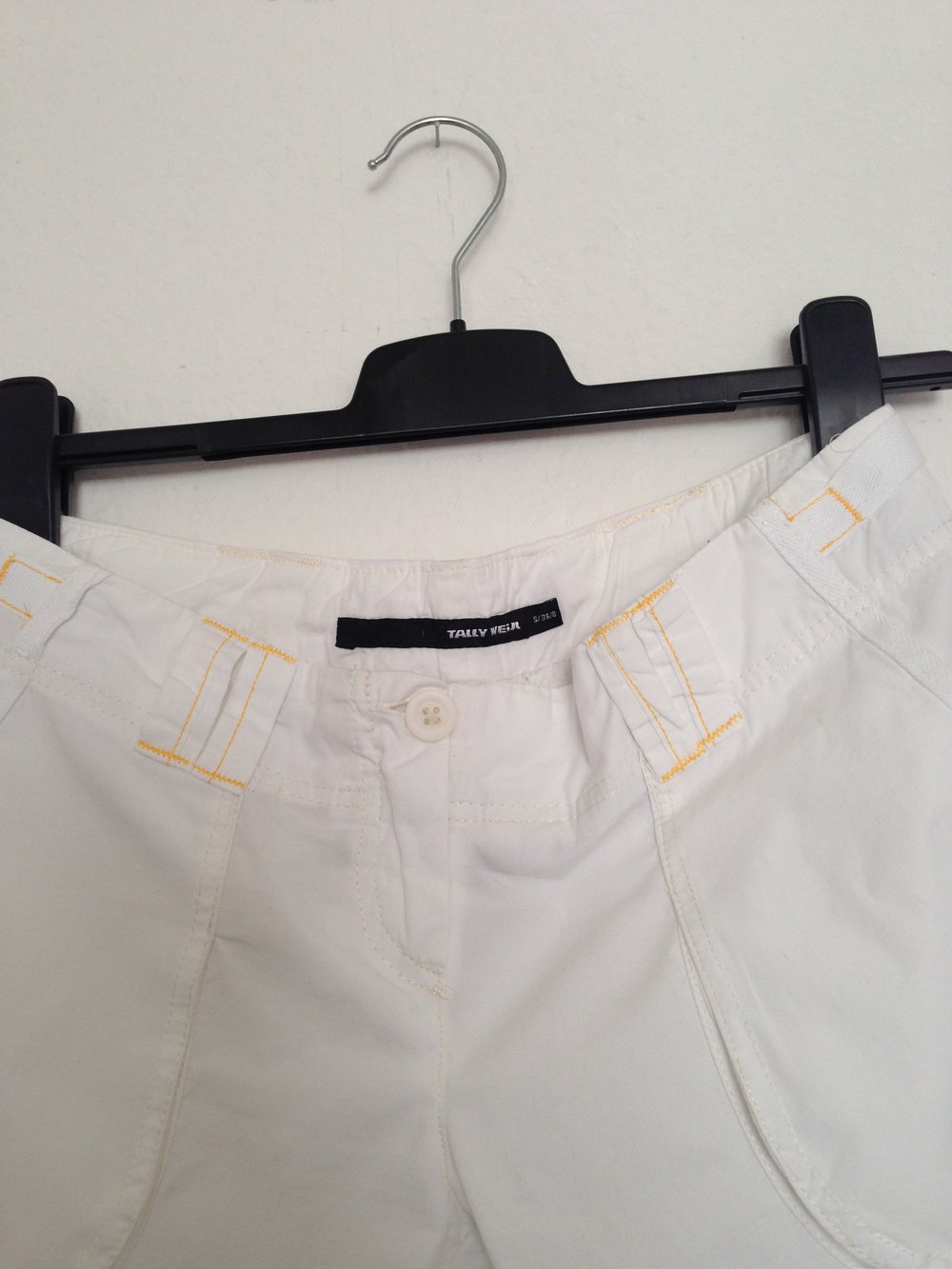 *Tally Weijl* Marken *Caprihose* verstellbar * weiß * Gr. S/36