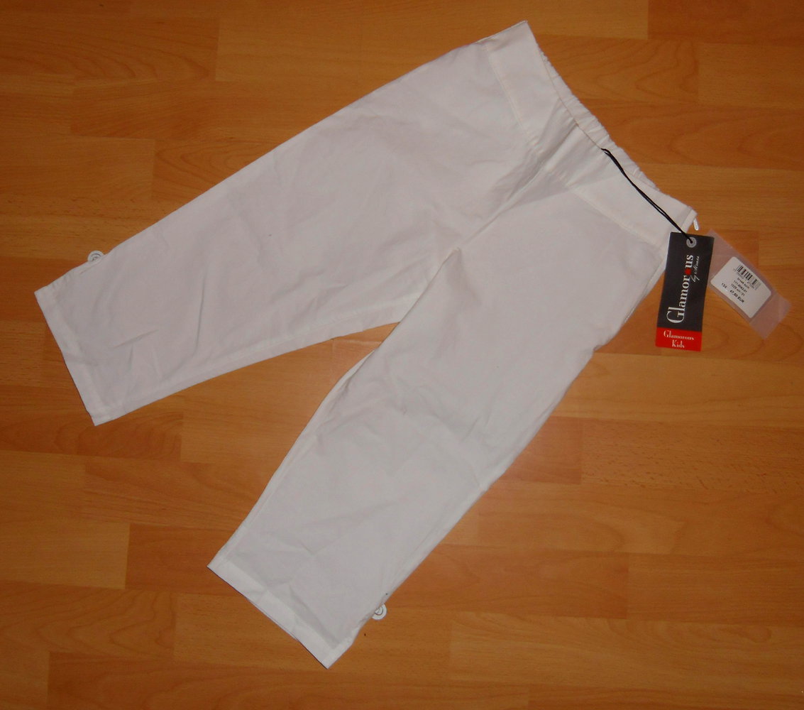 Neu-Glamorus by Strass- schöne,edle 3/4 Hose Gr.134