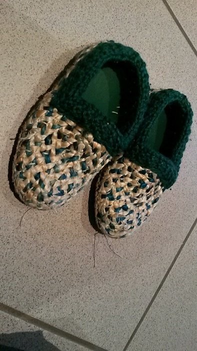 Hausschuhe Hexenschuhe Strohschuhe