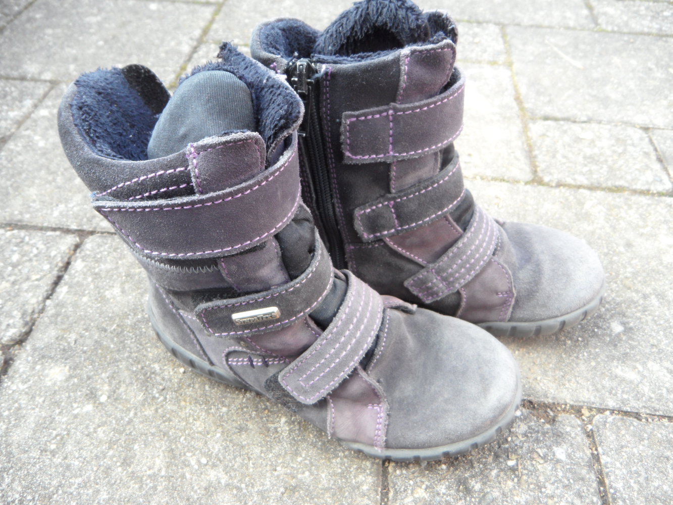 Stiefel gefüttert Gr. 28 Leder WMS M