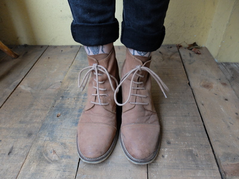 Lederschuhe Stiefeletten Schnürschuhe Schnürer Blogger Hipster Echtleder Boho