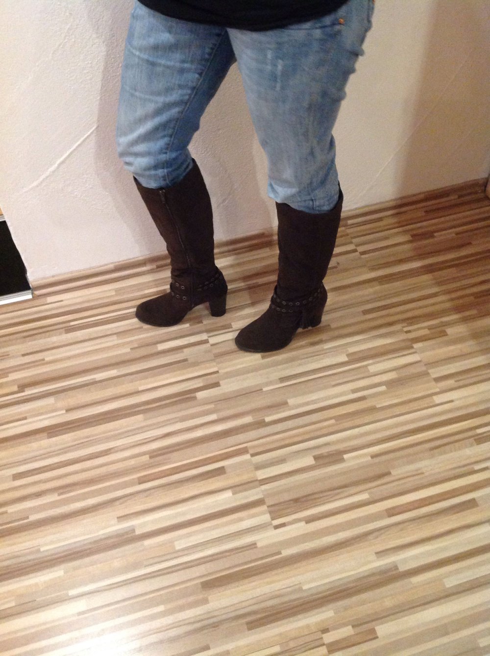 Stiefel, Größe 38 - weiter Schaft
