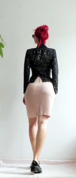 Pastellrosa Bleistiftrock Gr. 40 42 44 M Betty Barclay meliert knielang highwaist