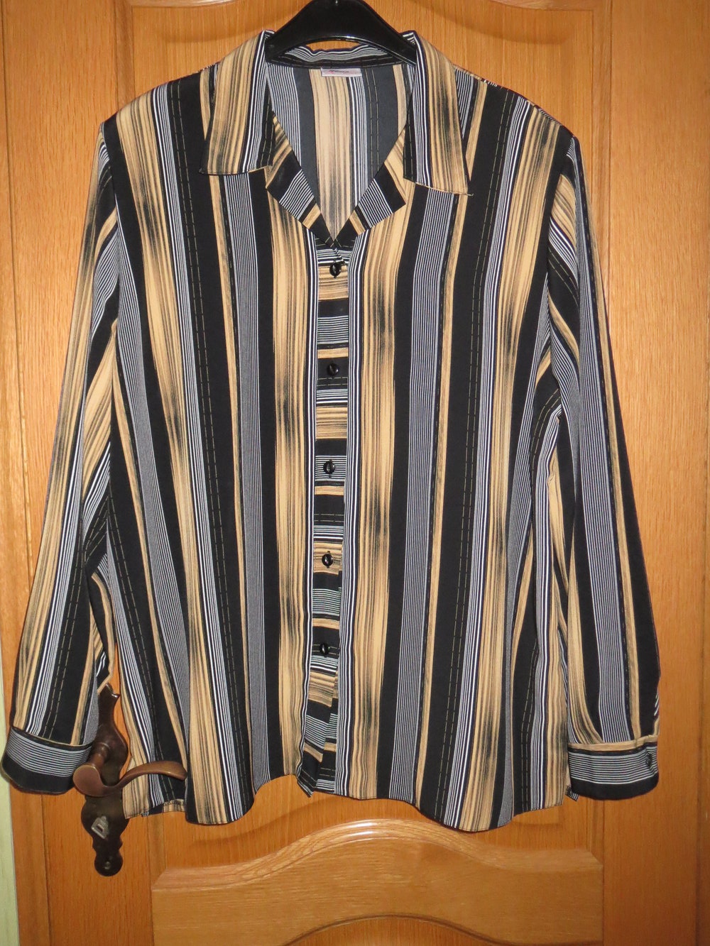 Bluse, Gr.XXXL, gestreift
