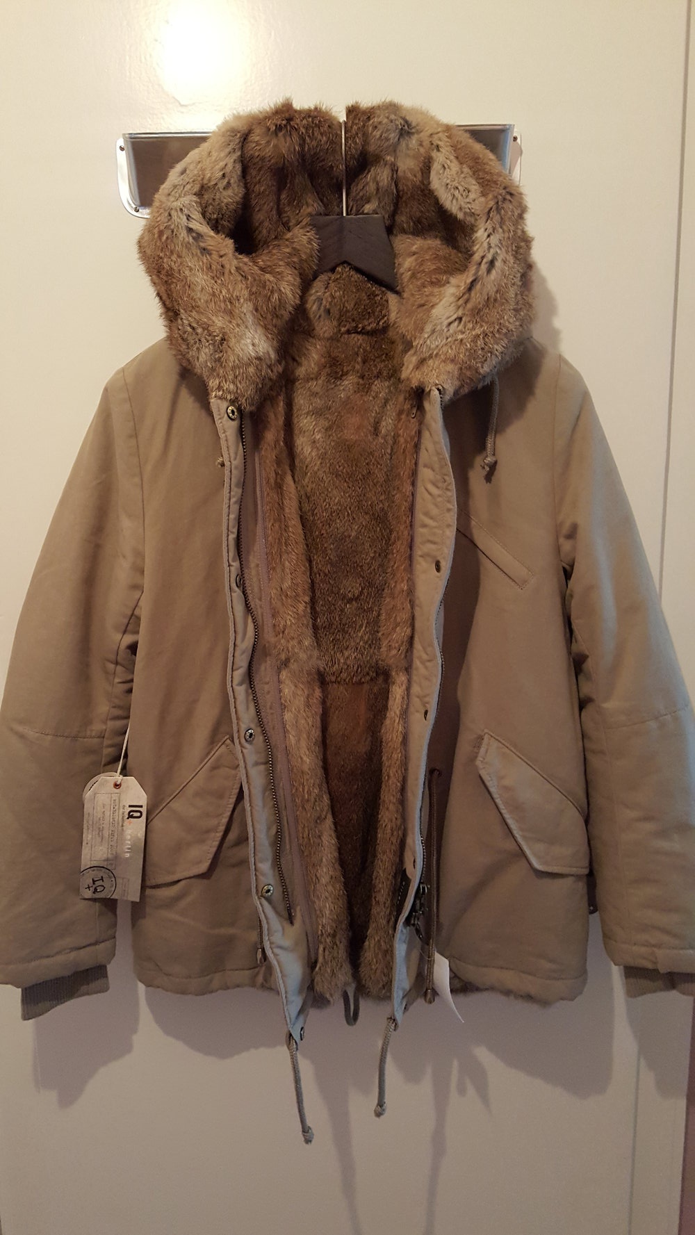 Parka IQ Berlin mit Pelzbesatz Gr. 34 NEU!!!