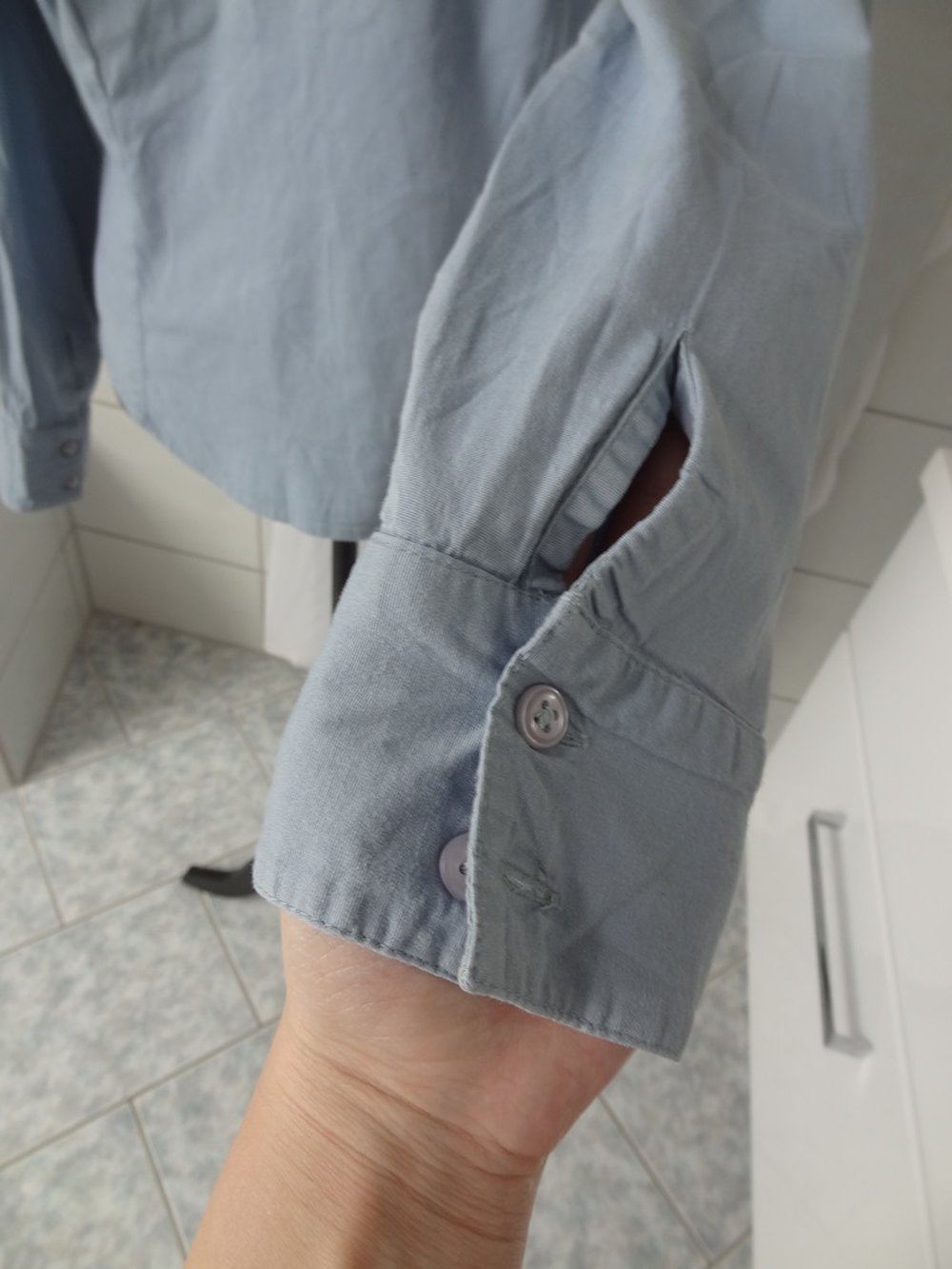 Hellblaue/ türkise Bluse von Vero Moda 36/38