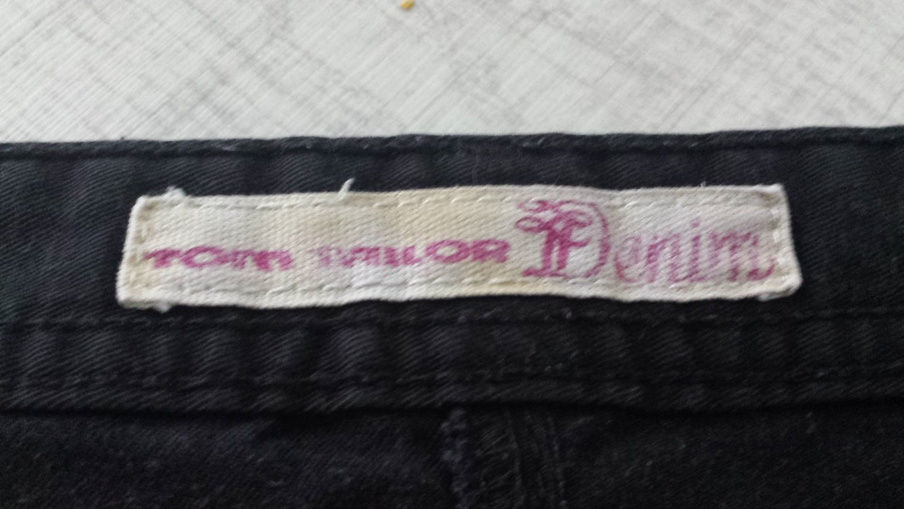 Schwarze Jeans Denim