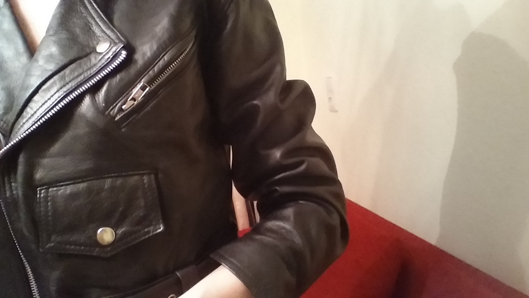 Lederjacke