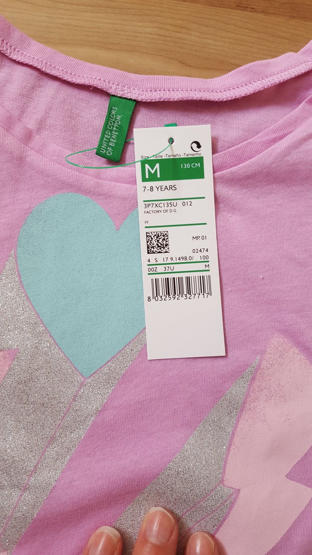 neues Benetton Shirtkleid