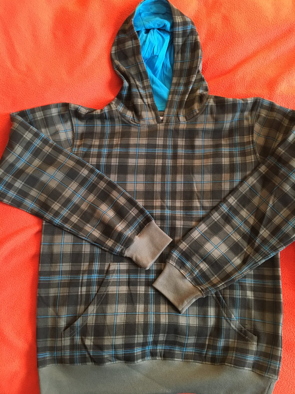 neuer Kapuzenpulli, Sweatshirt, karriert