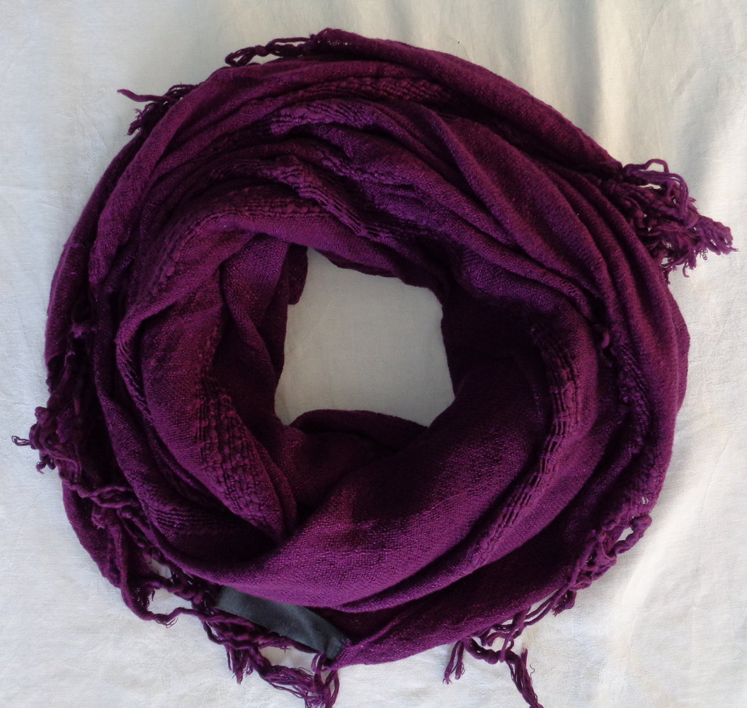 Schal Aubergine