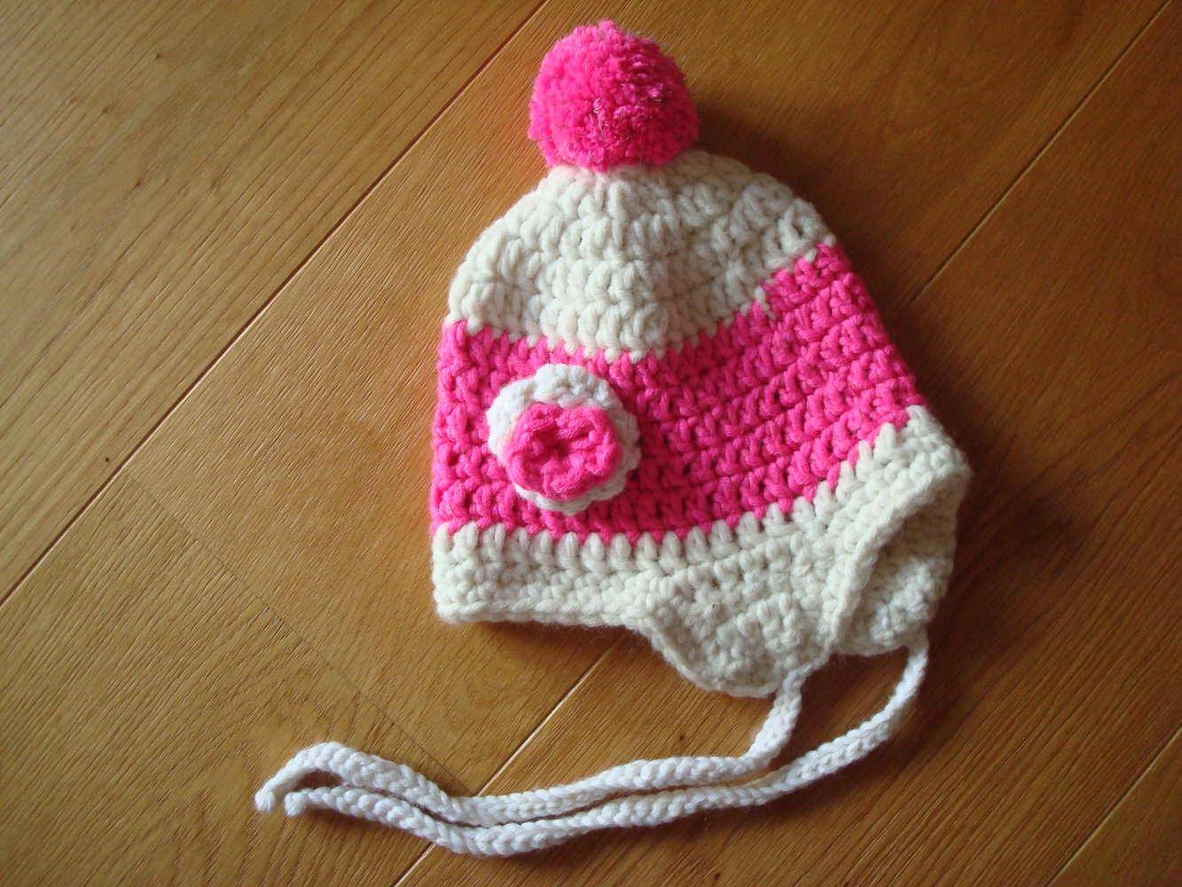 warme Mütze für Mädchen, handmade KU 40