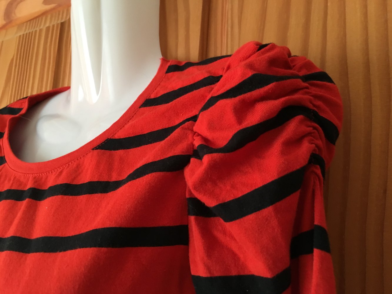 tshirt, langärmlich, Pulli gestreift