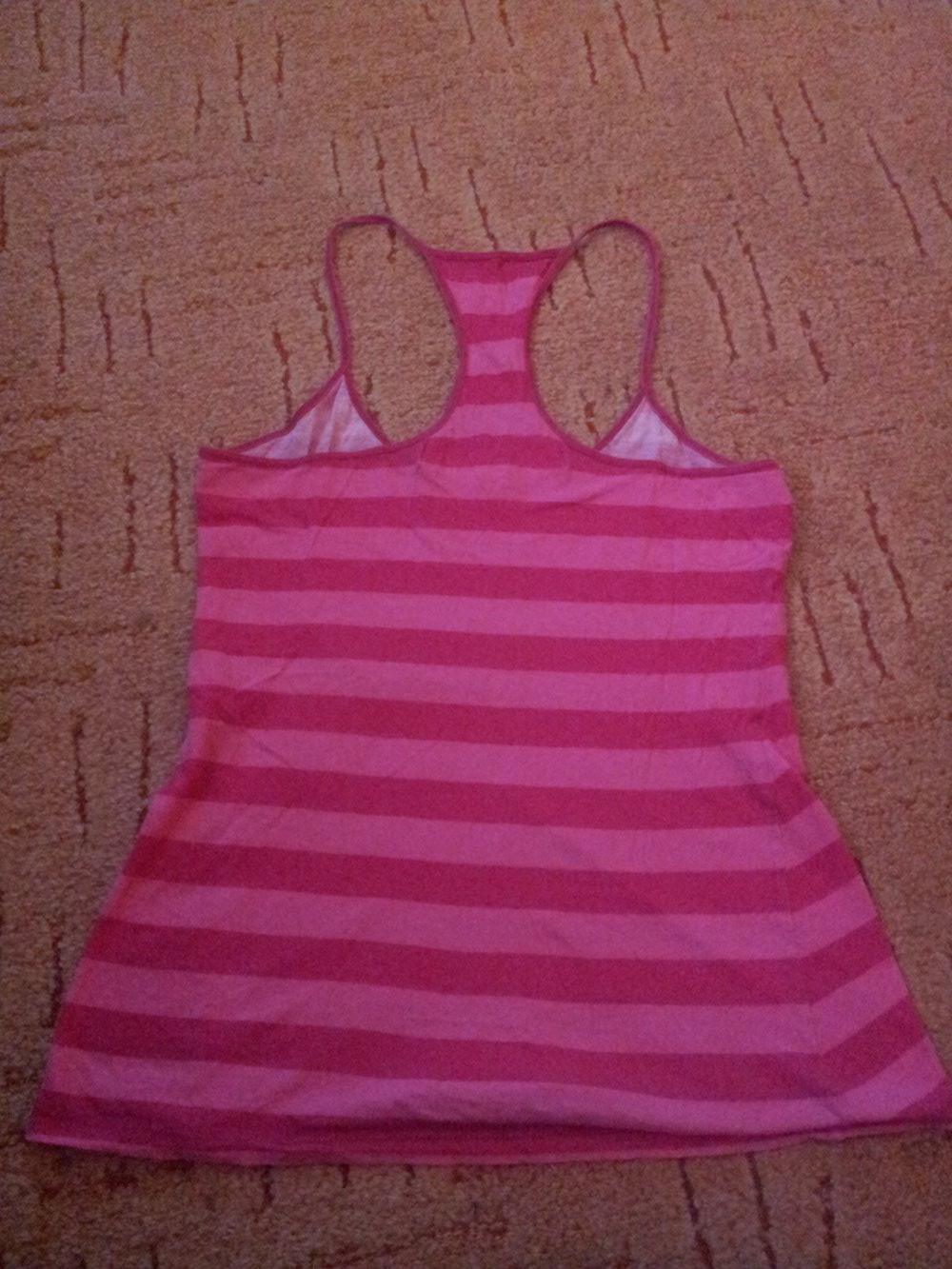 Tanktop rosa pink Streifen Gr. M stretch