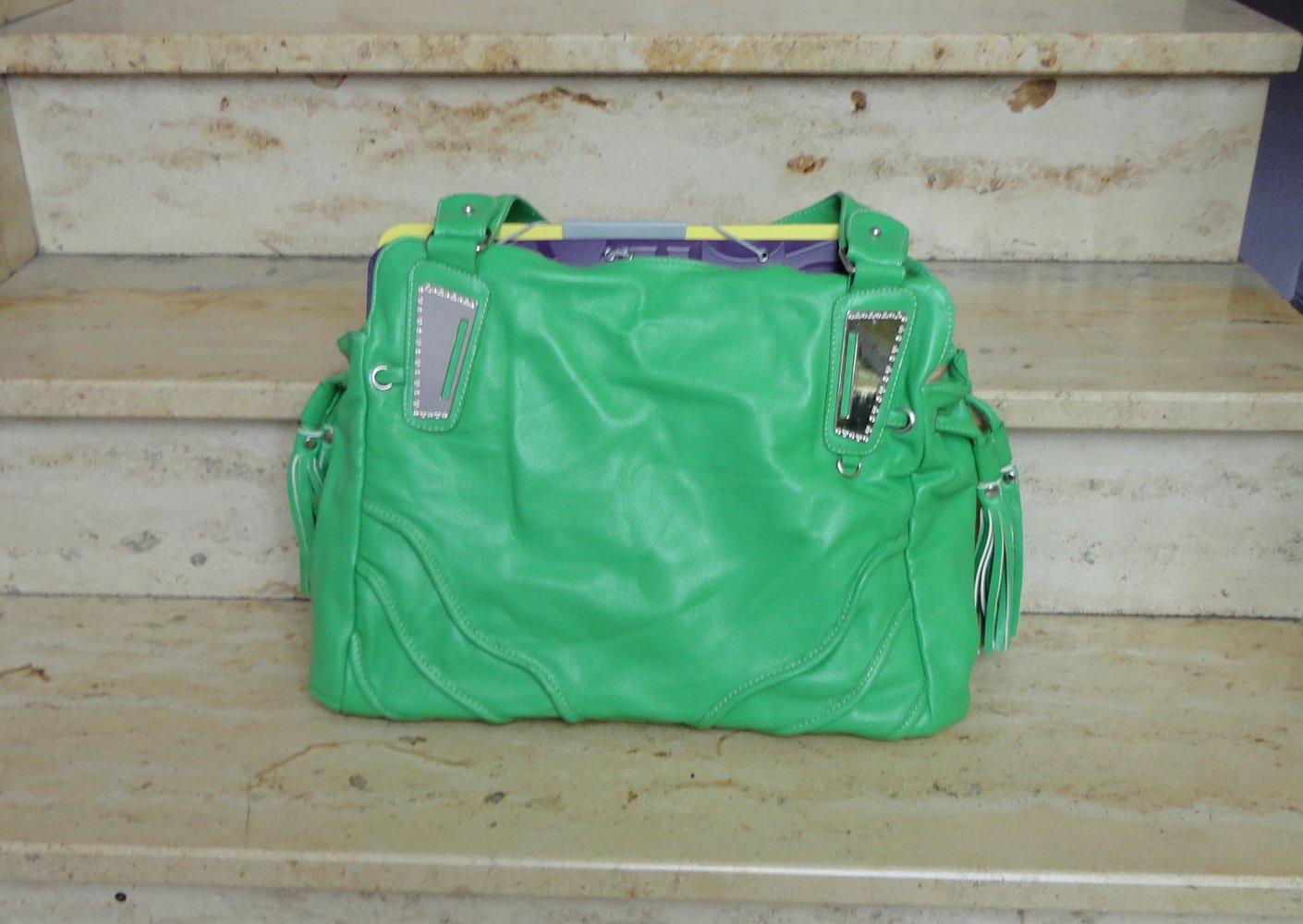 Tasche Handtasche grün Basic Sommer