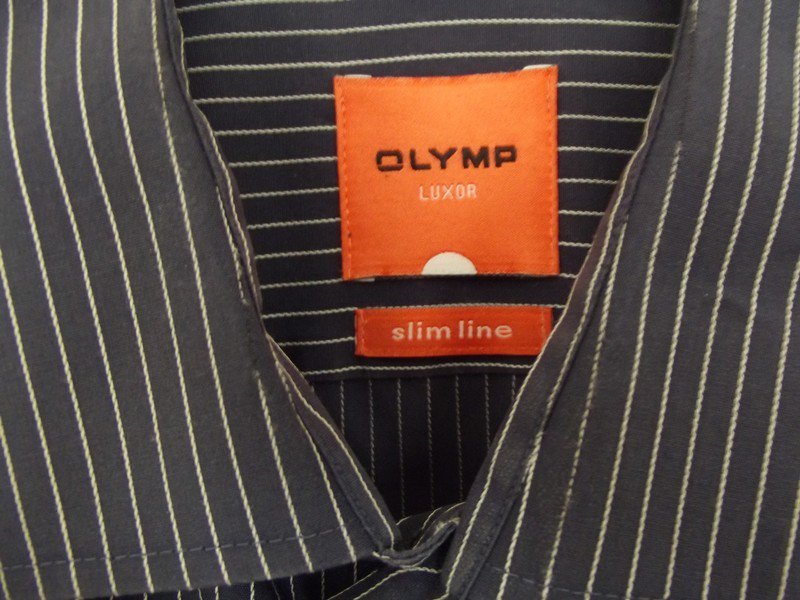 Sehr schönes gestreiftes Hemd von Olymp Luxor Wie Neu! Gr. 16 / 41 