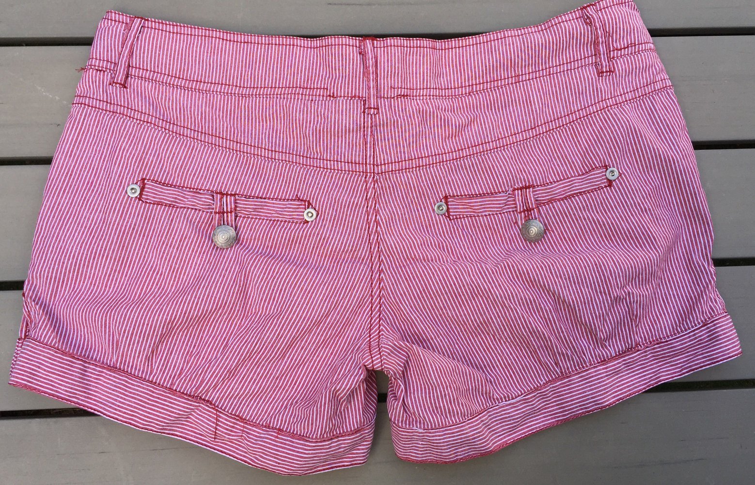 HOTPANTS maritim SHORTS gestreift Gr. L