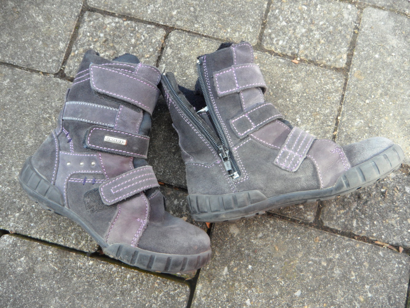 Stiefel gefüttert Gr. 28 Leder WMS M