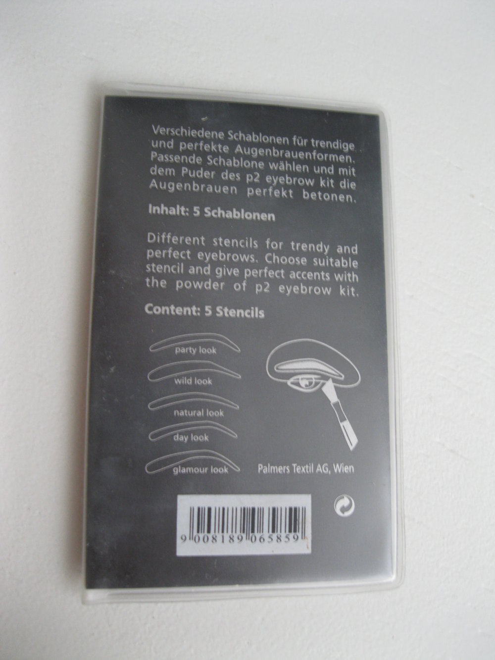 p2 Augenbrauenschablone 5er Set eyebrow styling stencils 