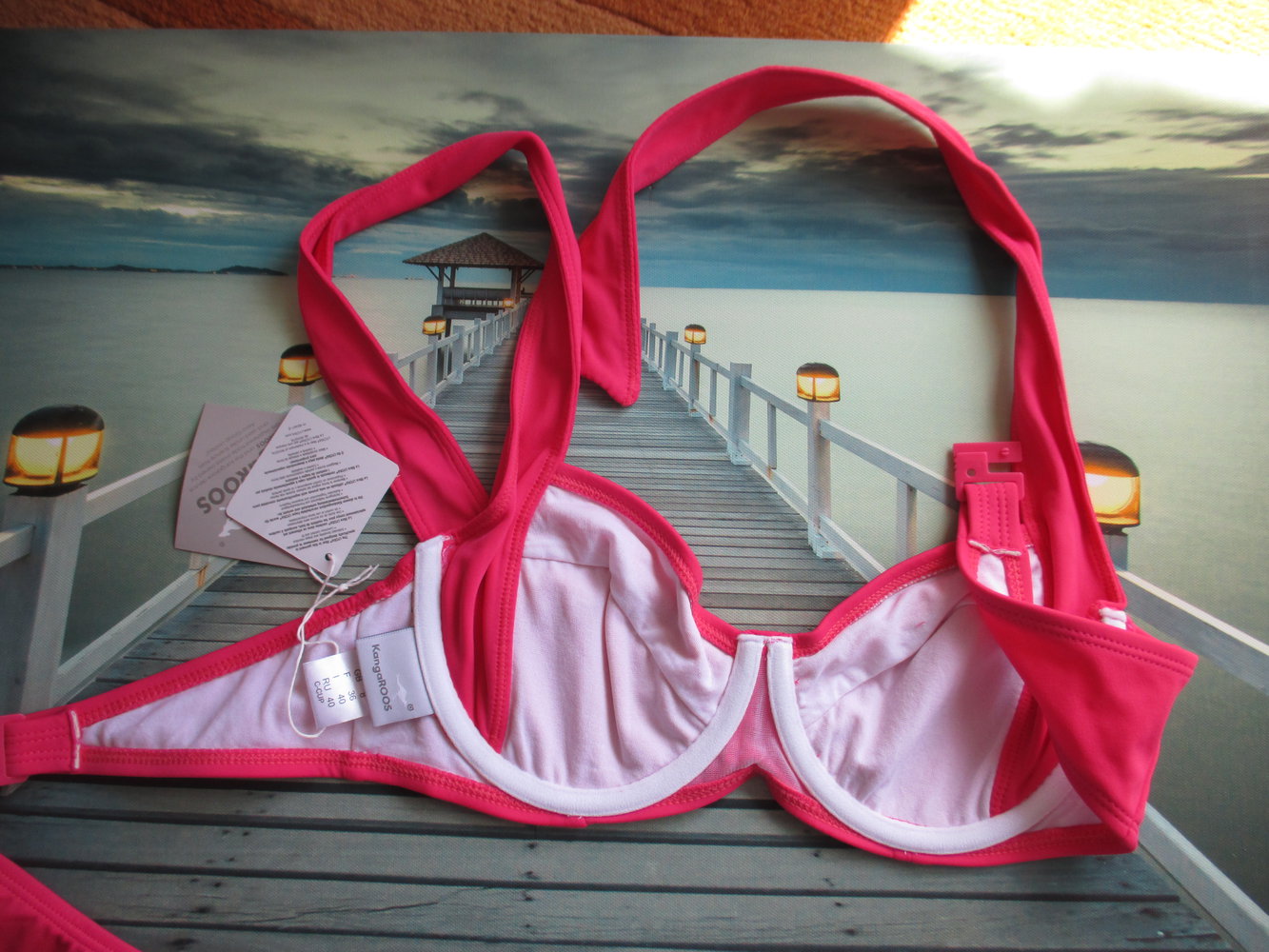 Kagaroos, Bikini in Pink, Gr. 34, neu mit Etikett