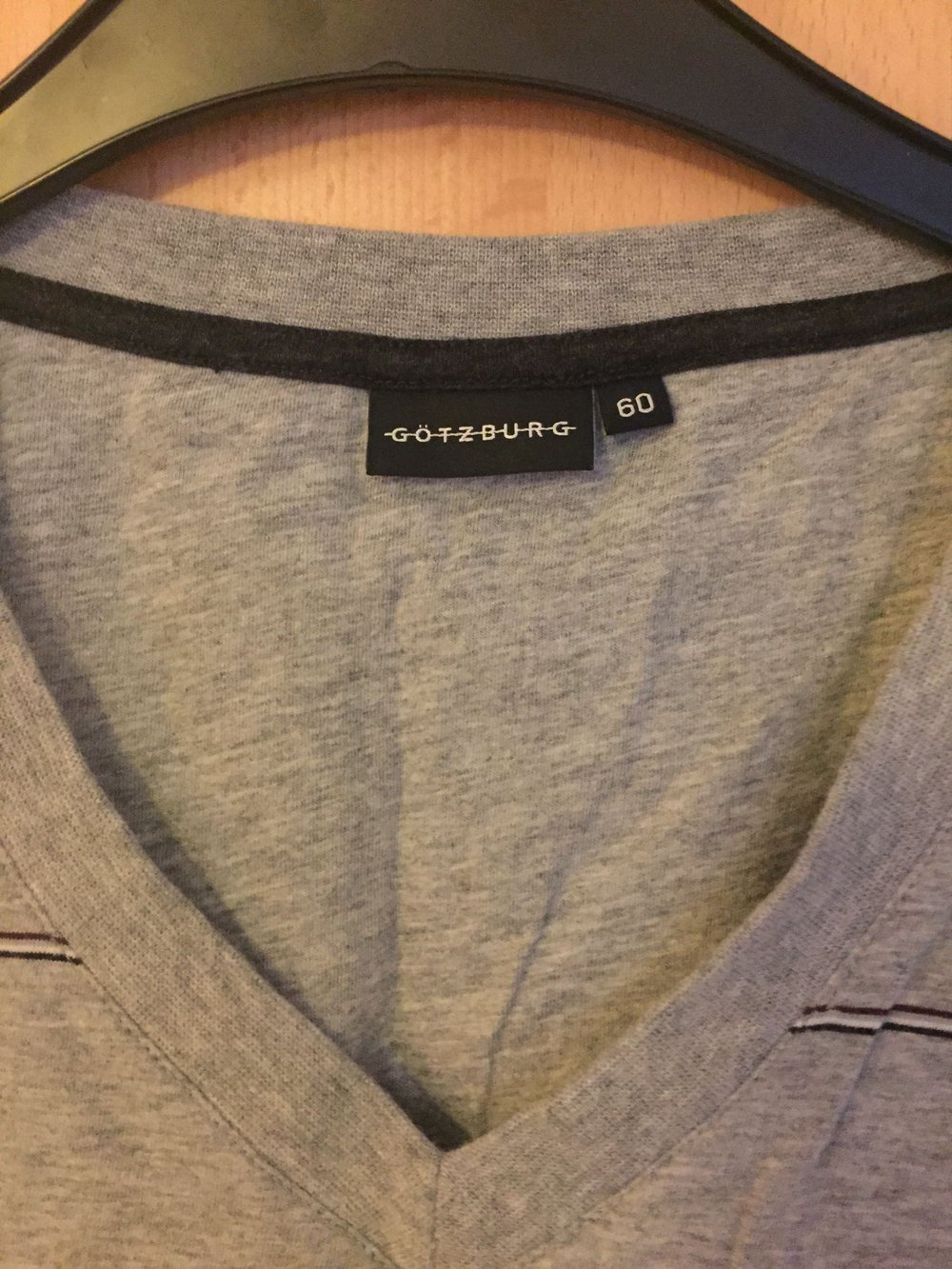 Graues Langarmshirt für Herren 