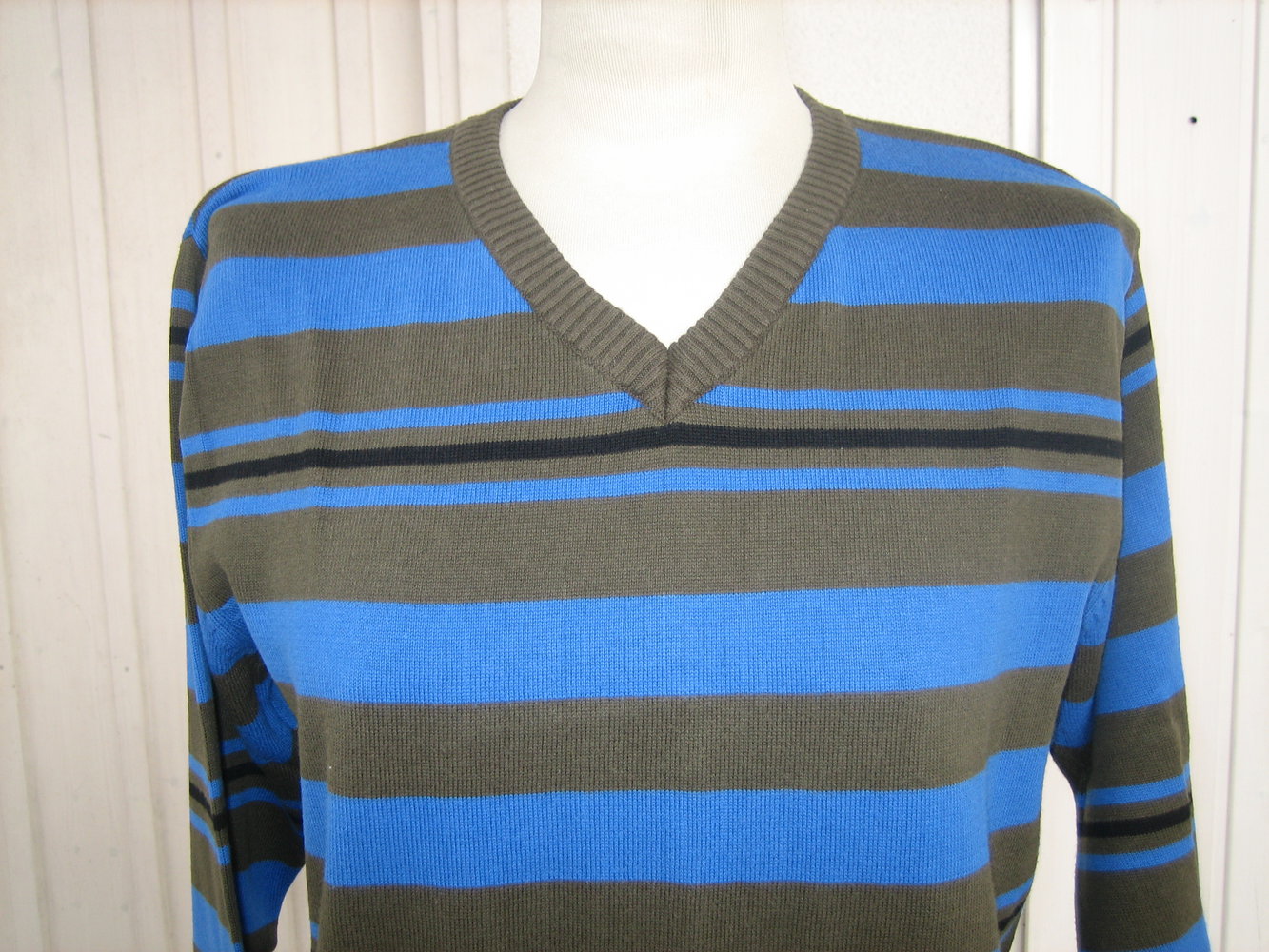 Hochwertiger Baumwoll-Pullover Gr. 48/50, NEU - superschönes, edles Farb-Design!