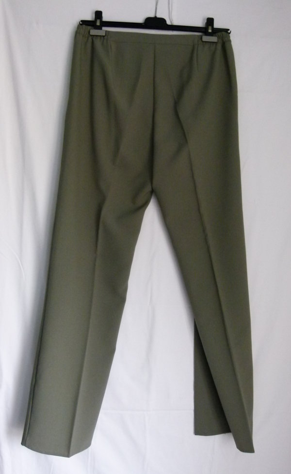 Damenhose Bundfalten Hose, grau, Business Büro Klassiker
