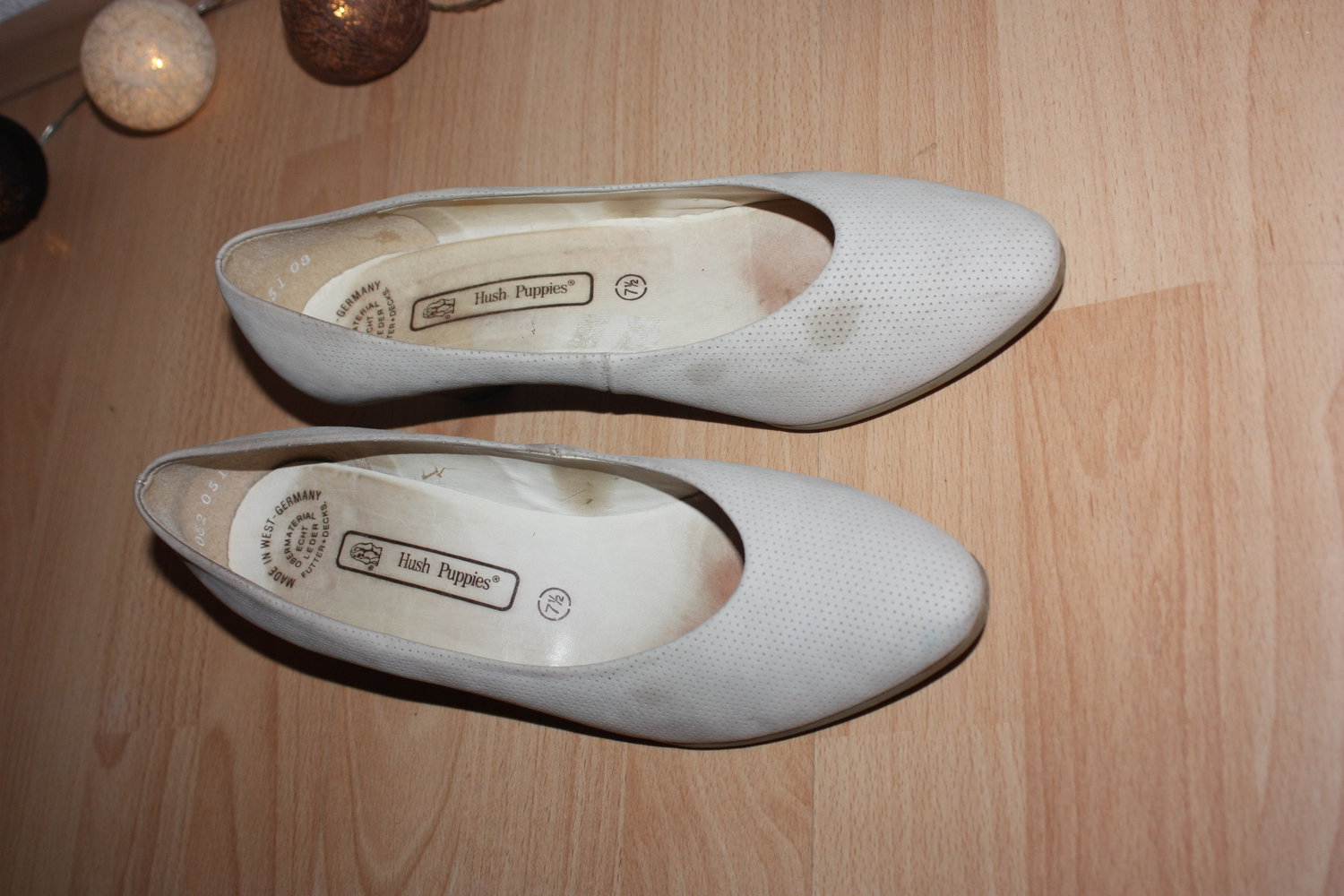Beige Hush Puppies Pumps, Gr. 40,5