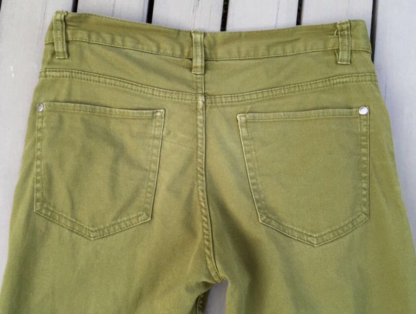 H&M Twillhose HOSE reseda grün Gr. 29