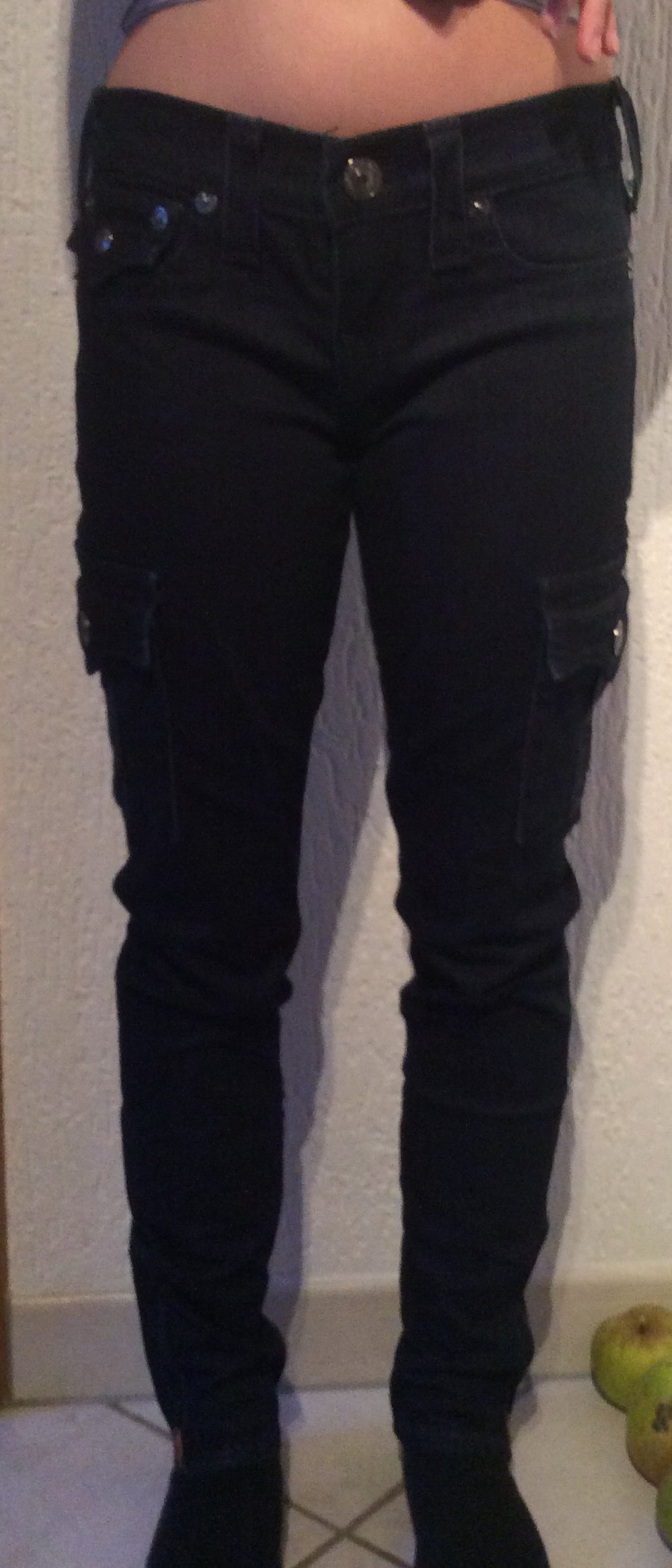 True Religion skinny Jeans Reithosen Style Größe 25 Modell Lara made in USA Brand Jeans 
