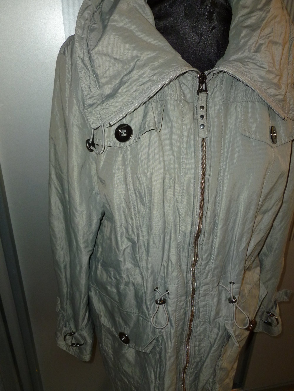 Mantel Jacke grau Adagio