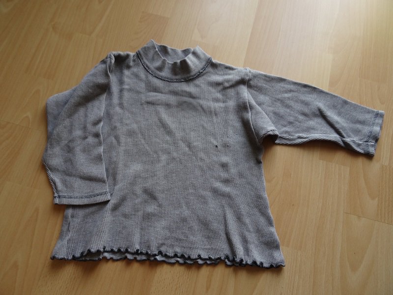 Langarmshirt grau Gr. 116