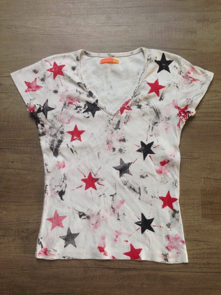 Star Collection: Custom Sternenprint Shirt & Batik Hip Hop Style!