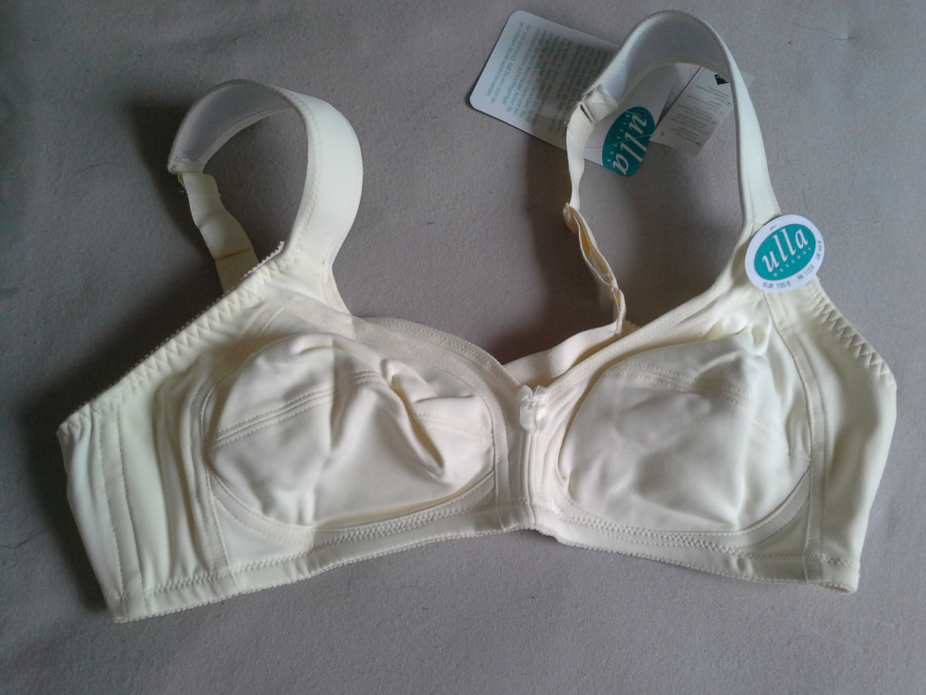 Ulla Dessous, BH Cremefarben Serie Helen, 100B, neu