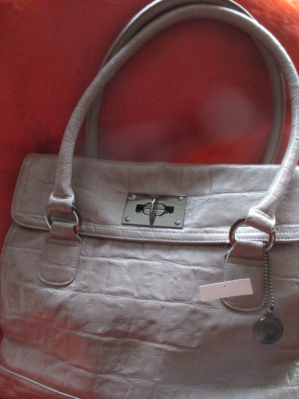 NEU mit ETIKETT * Leder Imitat * Henkel * Einkaufs * College * Schul * Hand- Tasche * Shopper * Bag * Tote 