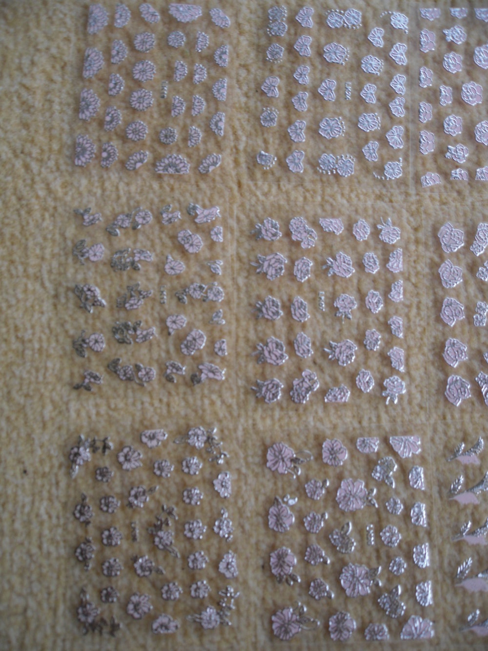 18 Bogen Nagelsticker