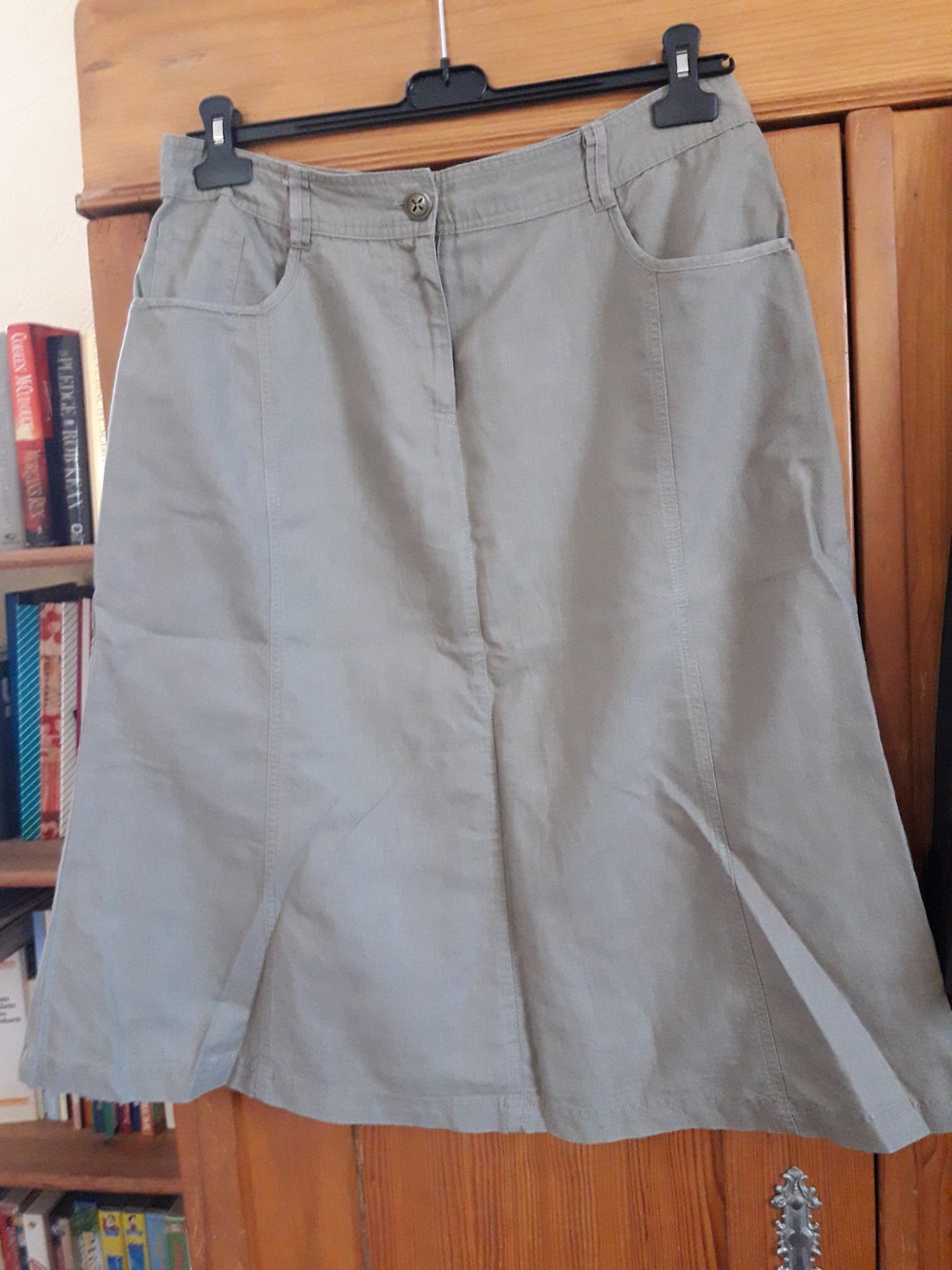 sportlicher Leinenrock