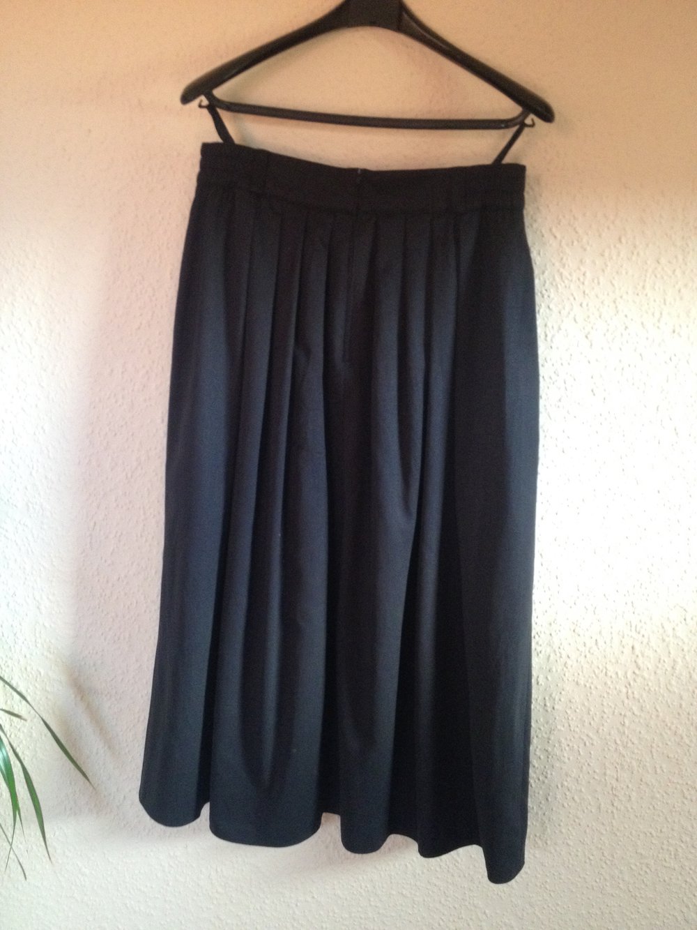 schwarzer vintage Rock (high-waist)