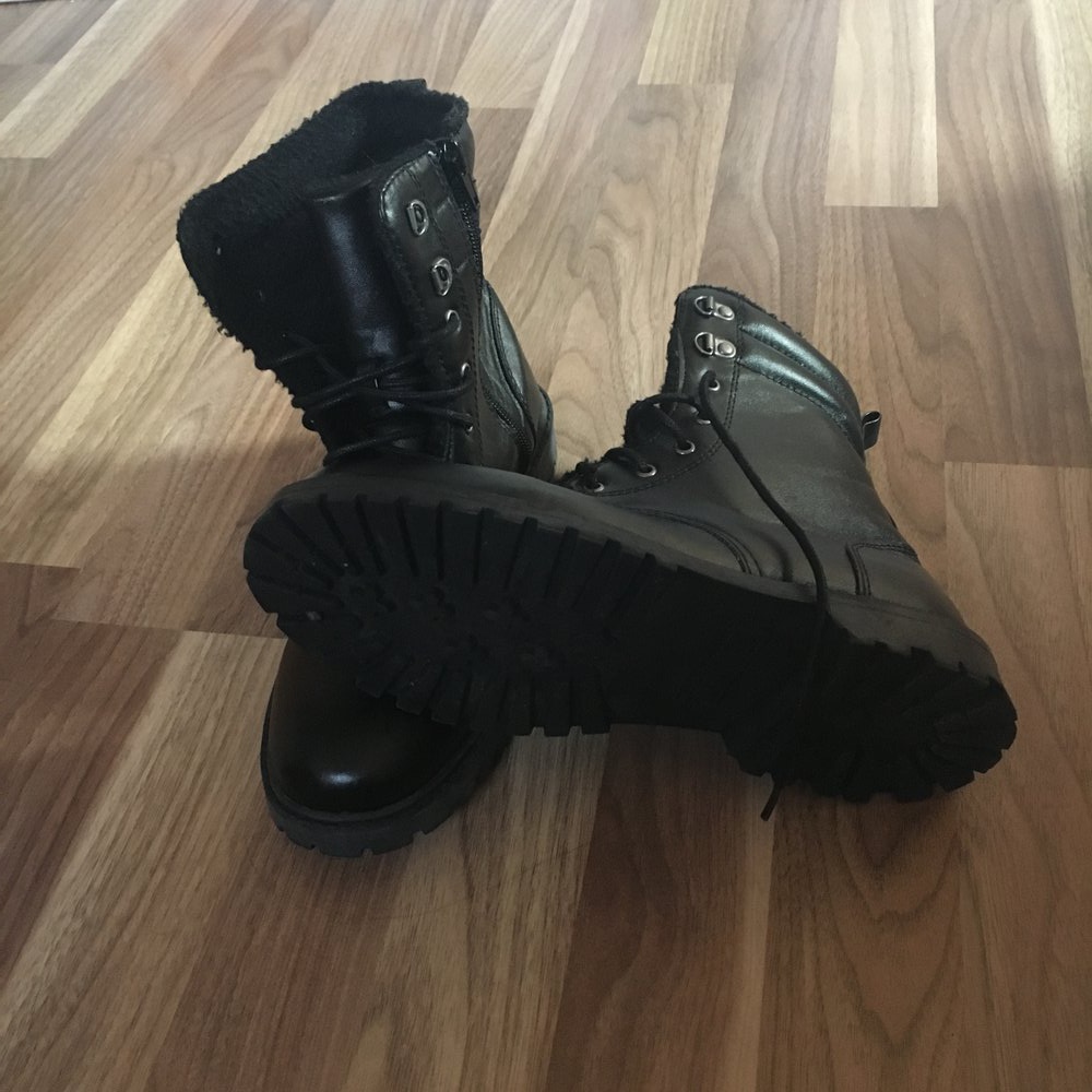 Schwarze Boots (38)