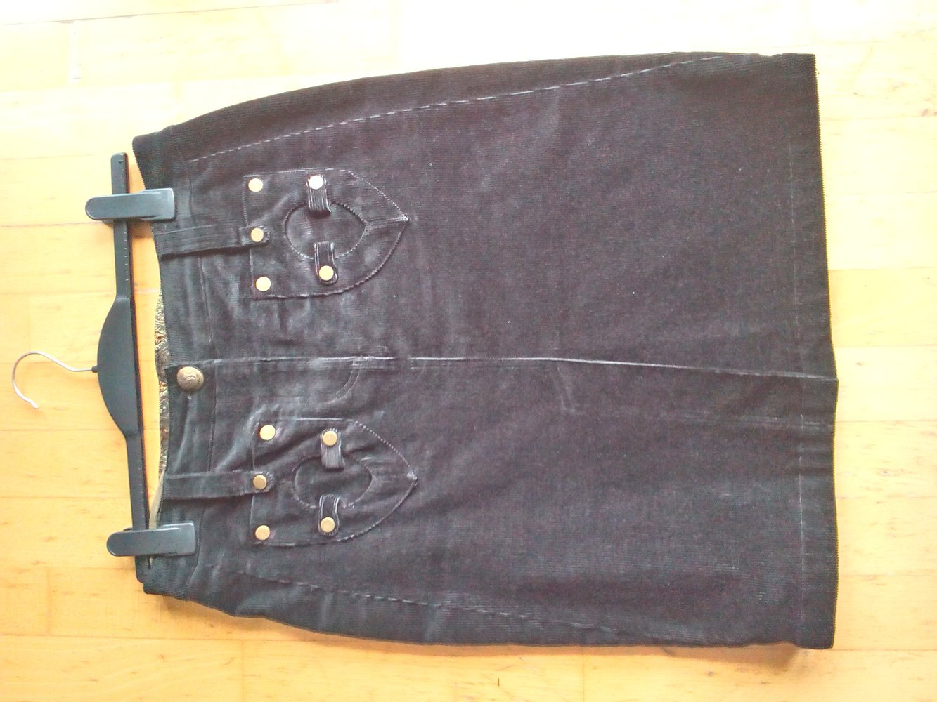 Cord Rock Gr. 38 schwarz