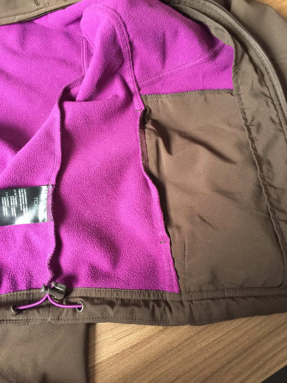 Braune Softshelljacke Gr. 40