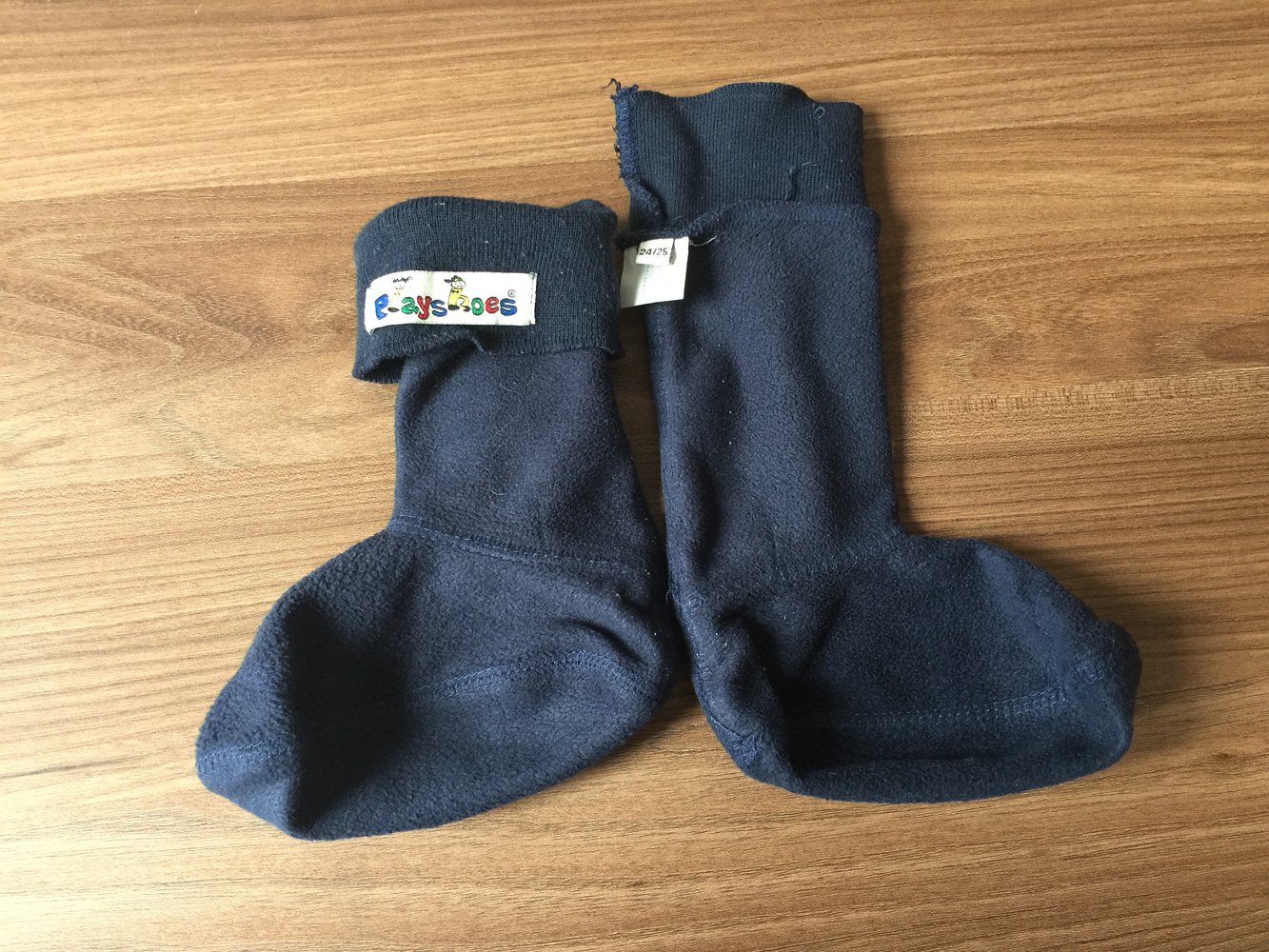Stiefelsocken aus Fleece Gr. 24/25
