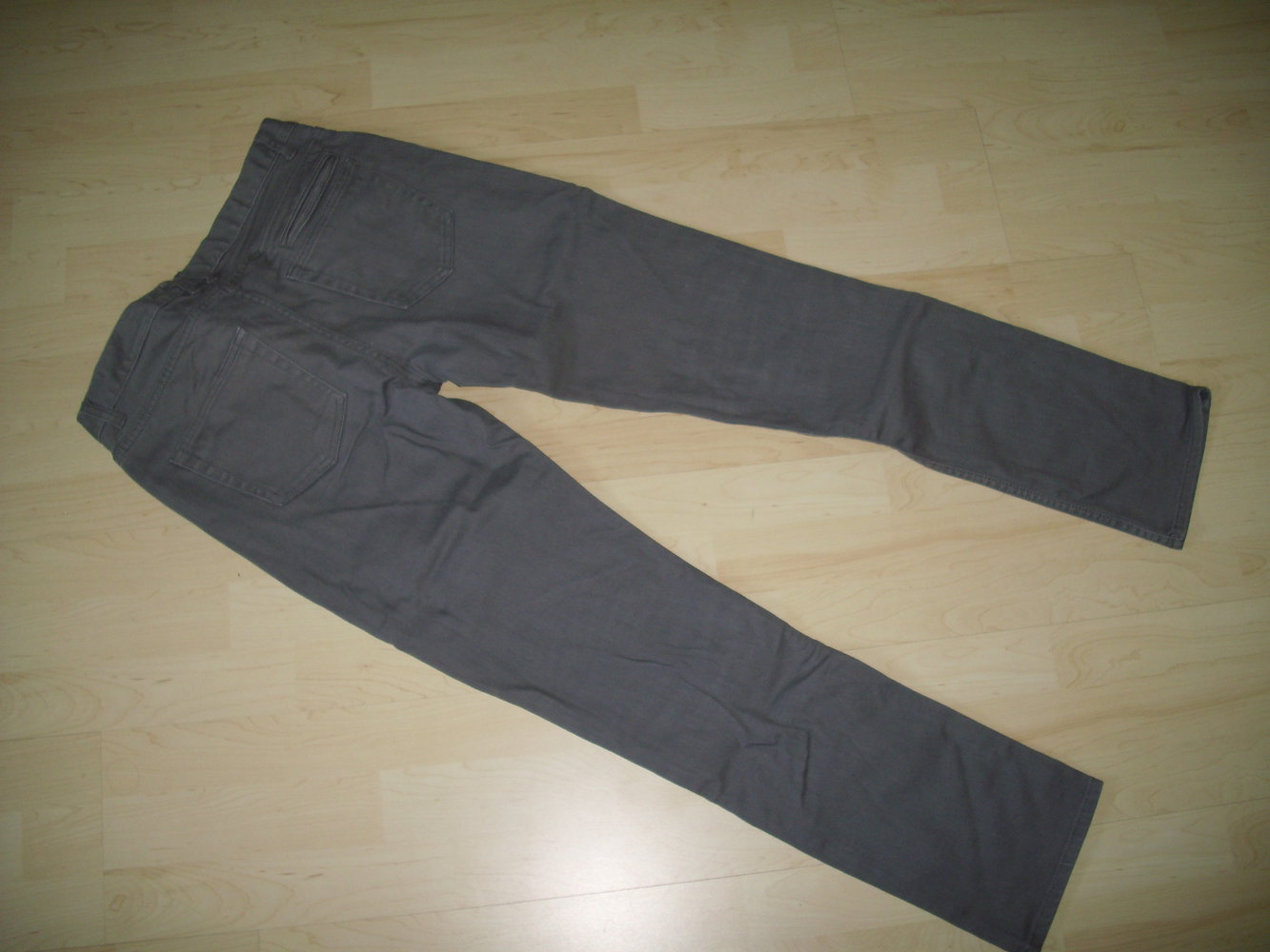 Herrenjeans H&M straight hellgrau, Hose, 32/34, Jeans grey washed