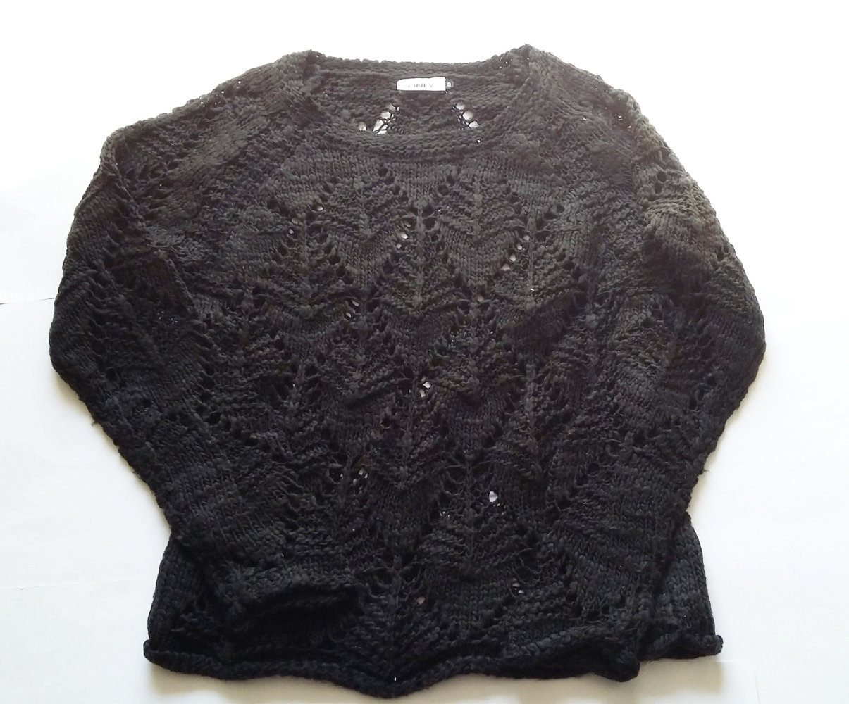 Strickpullover ONLY schwarz Gr. S / M Pullover