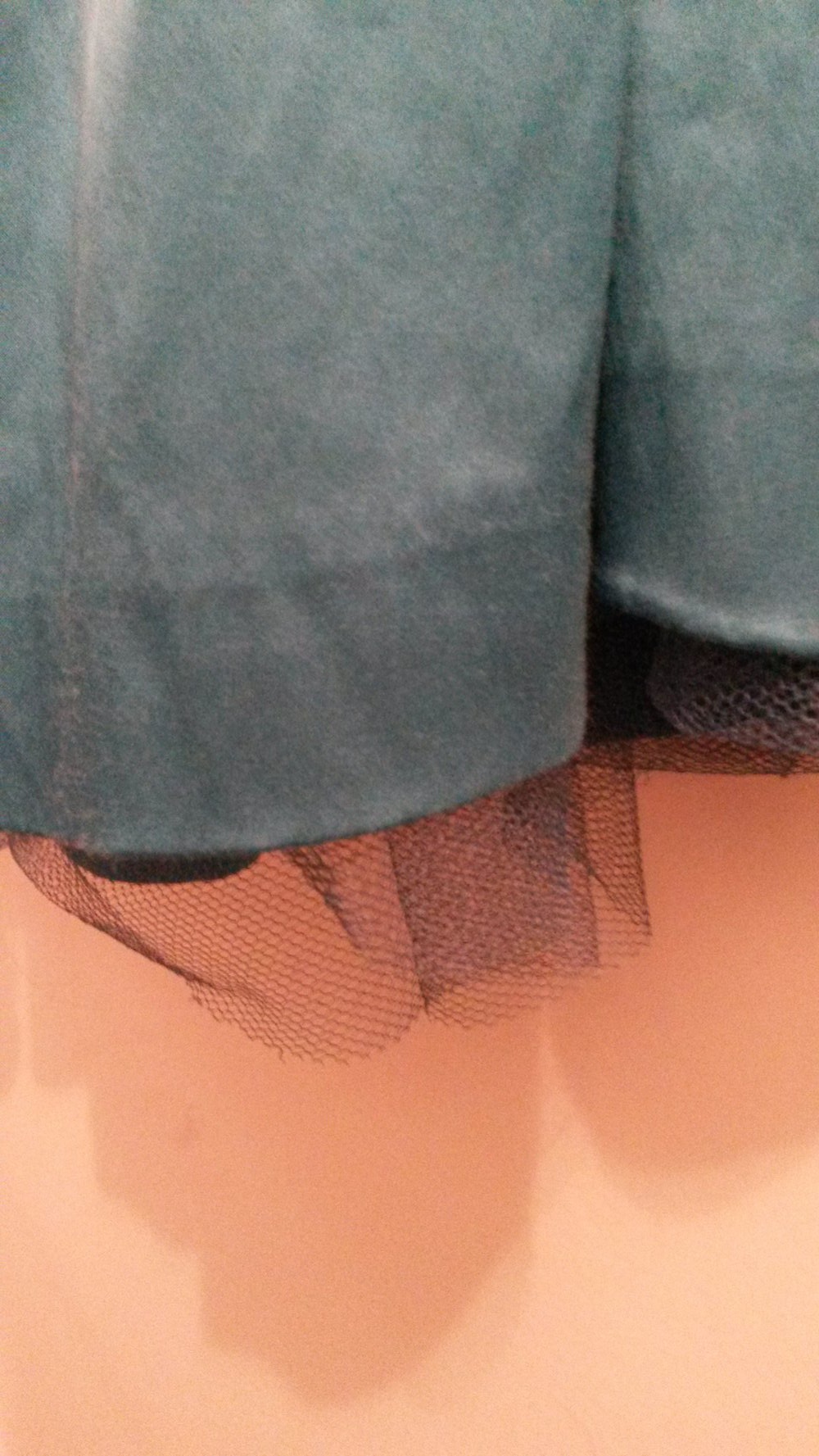 Corsagen Kleid mit Tüll