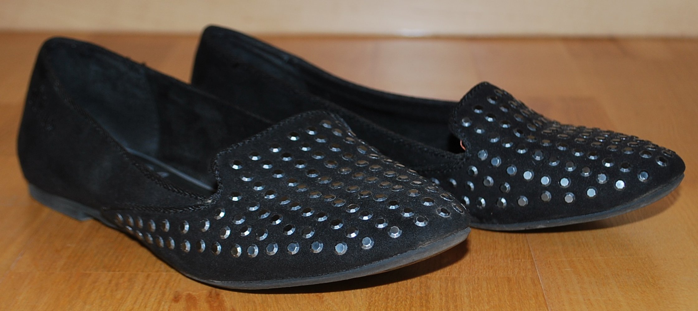 schwarze Loafers mit Nieten, s.Oliver, Größe 37